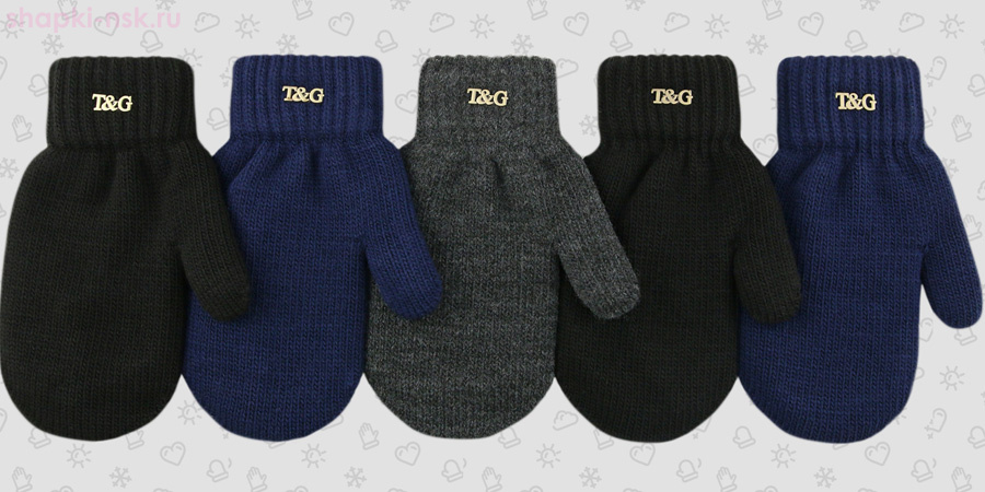 929-TMm Варежки для мальчика (9-10 лет)