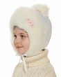 Головные уборы Colibri 244-З Шалунья Ушанка для девочки (48-50) - белый