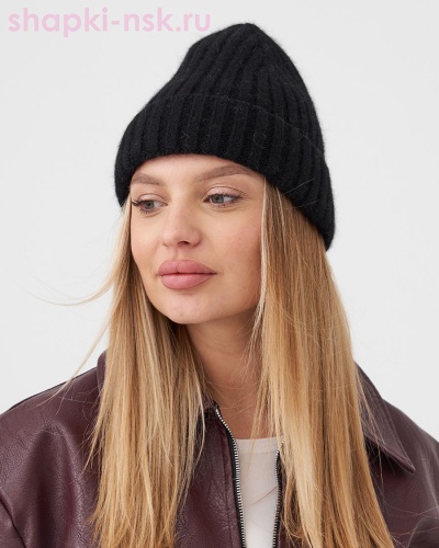 Марго пряжа енот Бини женская (56-58) - Шапки-НСК. Головные уборы оптом и в розницу.