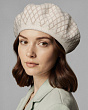Головные уборы Di Lana 514 Берет женский флис (56-58) - белый-св.фрез