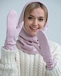 Перчатки, варежки, митенки Verenitsa (Svetlitsa) 164.01/00-28 флис Варежки - пастельно-розовый