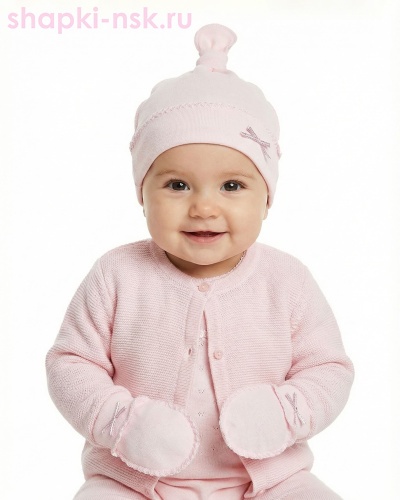 01-27-NT Комплект для девочки (38-42) - Шапки-НСК. Головные уборы оптом и в розницу.