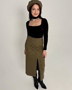 Анжелика твид елка Юбка (44-52)