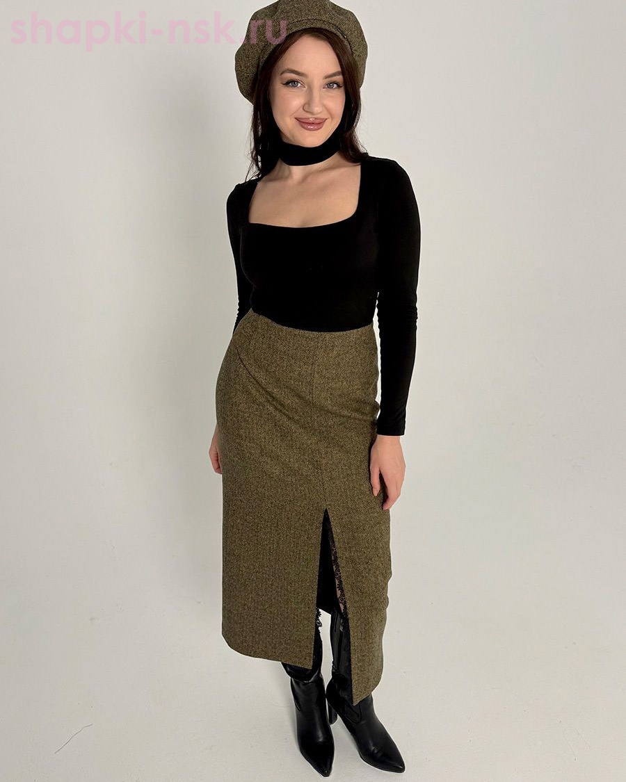 Анжелика твид елка Юбка (44-52)