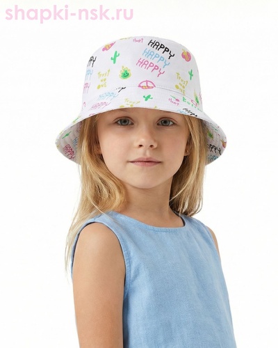 4171-МC Панама для девочки (50-54) - Шапки-НСК. Головные уборы оптом и в розницу.